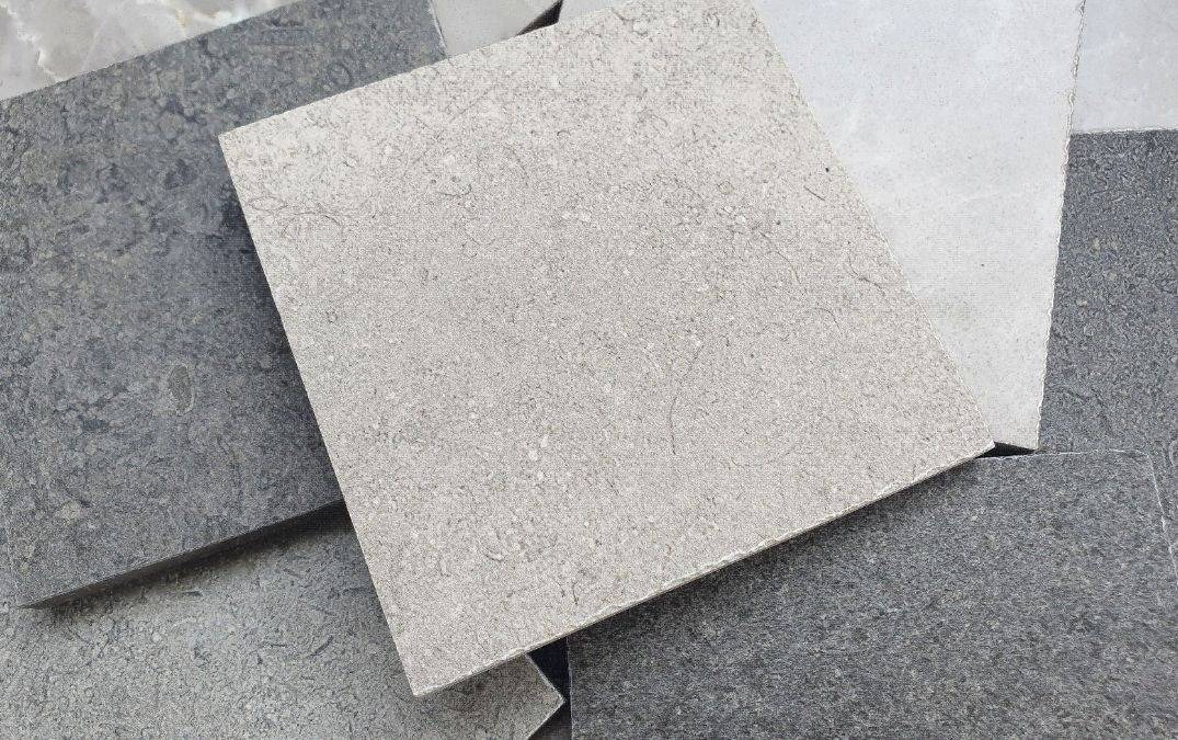 Loose concrete tiles